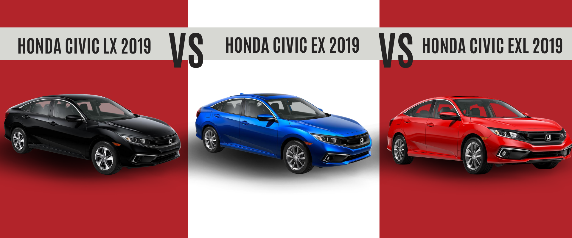Cual Es La Diferencia Entre El Sedan Honda Civic Lx Ex Y Exl 2019 Autospma